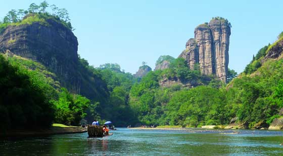 武夷山-天游峰-九曲溪漂流1日游